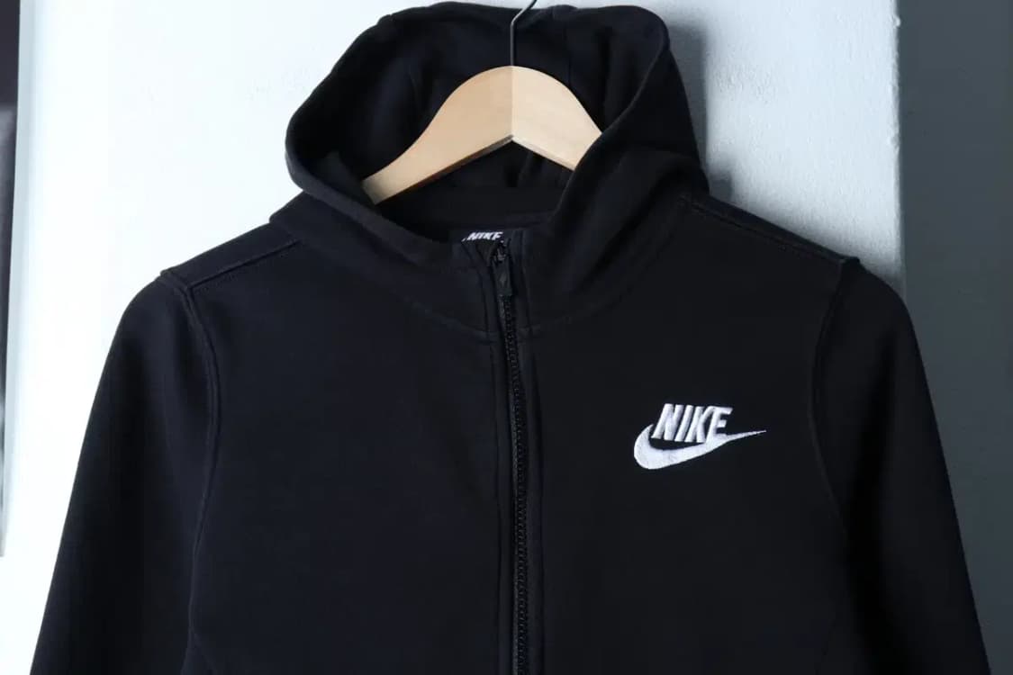 W(L) 나이키 후드집업 솔로스우시 블랙 기모 올드스쿨-16D63 상품이미지3