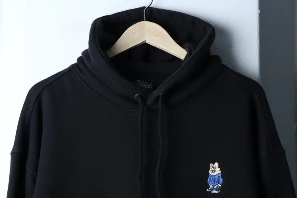 (M-L) 덤비베어 후드티셔츠 블랙 기모 올드스쿨-16D67 상품이미지3