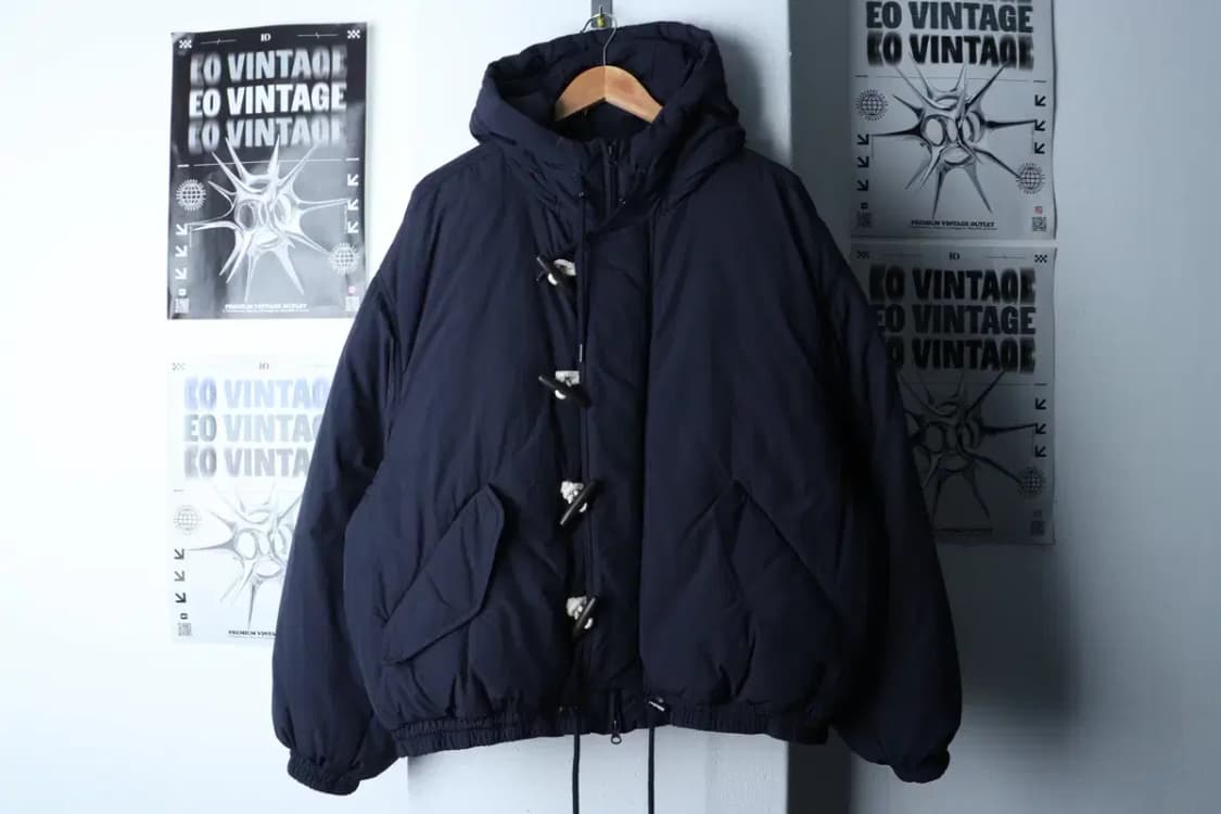 (L-XL) 코드그라피 패딩 점퍼자켓 더플 떡볶이 봄버 네이비-16D69 상품이미지2