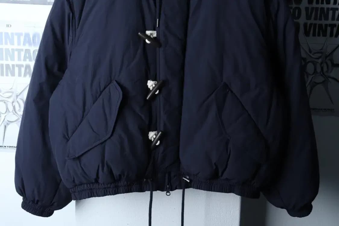 (L-XL) 코드그라피 패딩 점퍼자켓 더플 떡볶이 봄버 네이비-16D69 상품이미지4