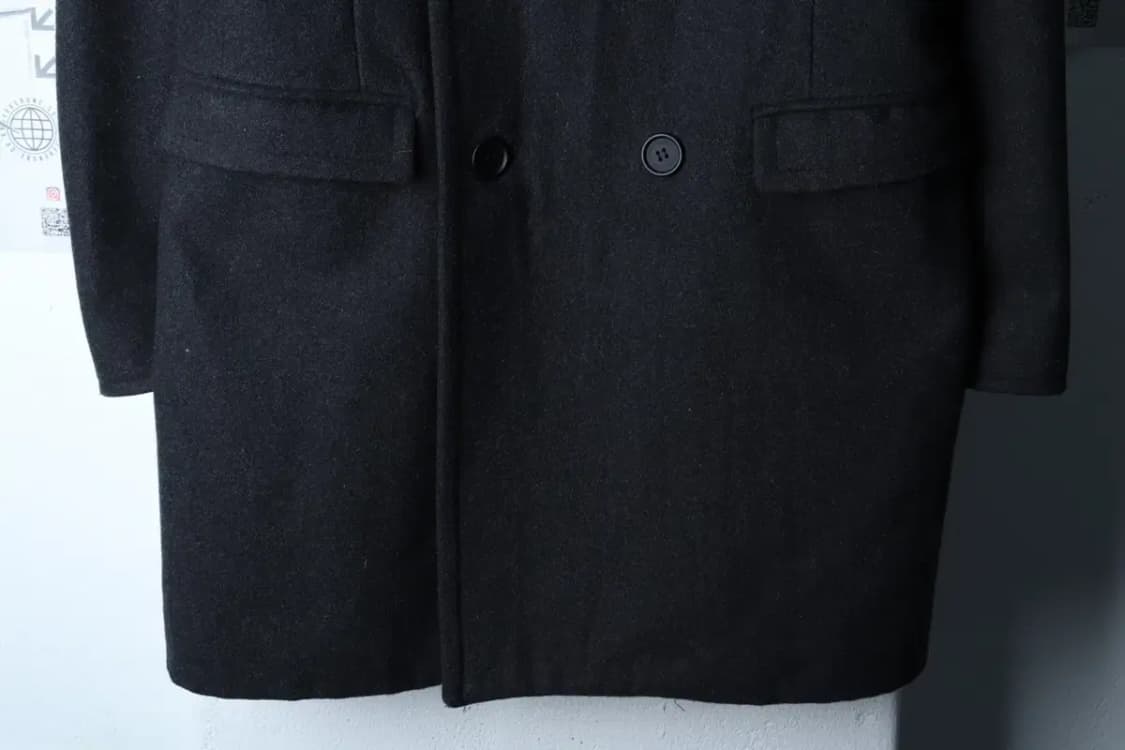 (S-M) 디스이즈네버댓 코트자켓 더블 그레이 울 스트릿-16D6D 상품이미지4