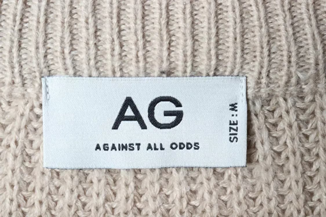 (M-L) 니트 루즈핏 베이지 무지-16D70 상품이미지5