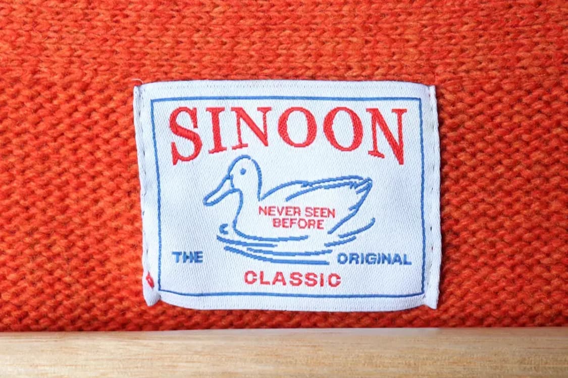 W(F) 시눈 니트 가디건 오렌지 울 키치 연예인다수 착용-16D71 상품이미지5