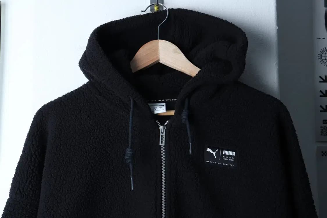 (S-M) 퓨마 집업 바람막이 점퍼자켓 후리스 플리스 반집업-16D75 상품이미지3