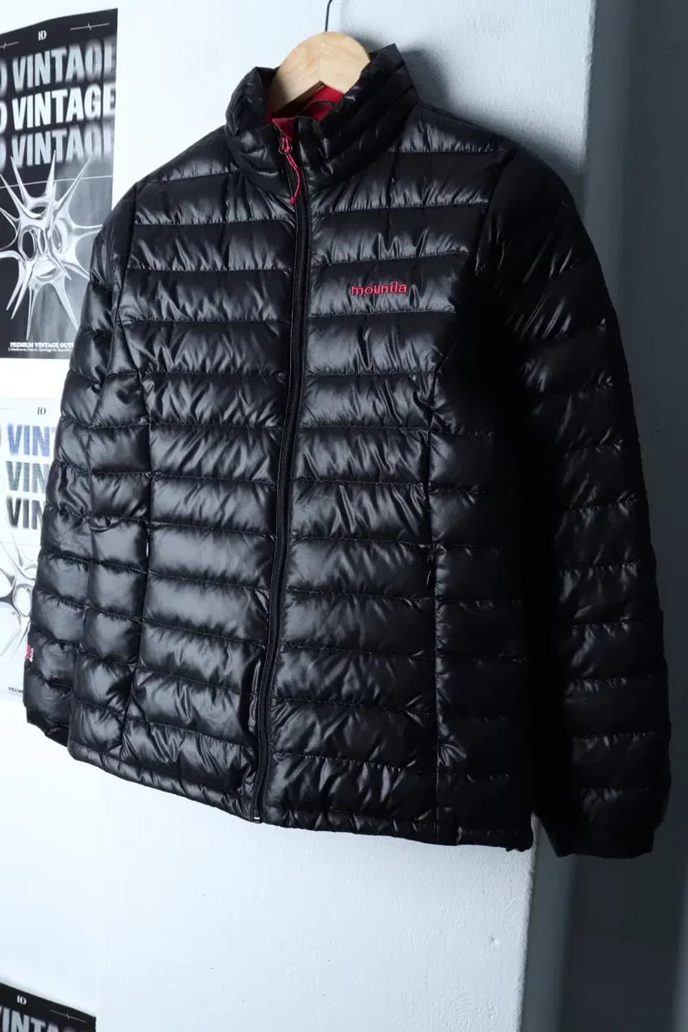 W(M) 마운티아 패딩 점퍼자켓 경량 덕다운 블랙-16D79 상품이미지1