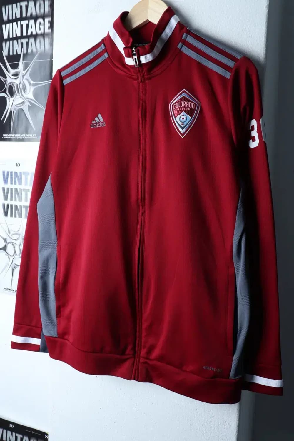 (XL-2XL) 아디다스 집업져지 트랙탑 축구 콜로라도래피즈-16D7C 상품이미지1