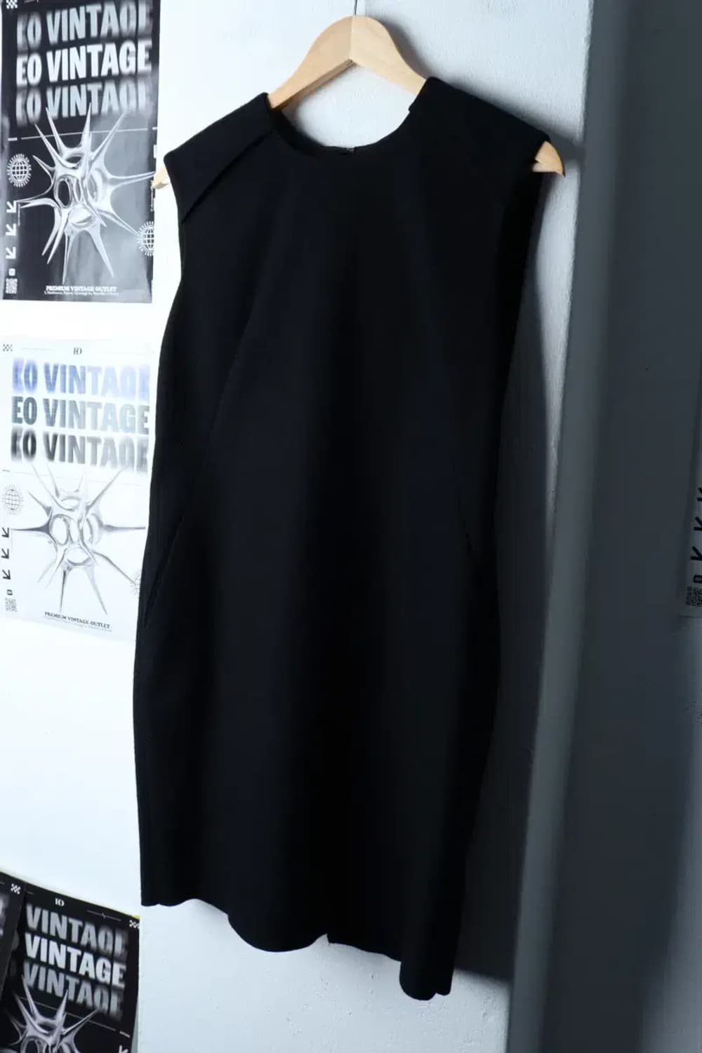 W(S) 타임 드레스 원피스 한섬 민소매 울 레이어드-16D7D 상품이미지1