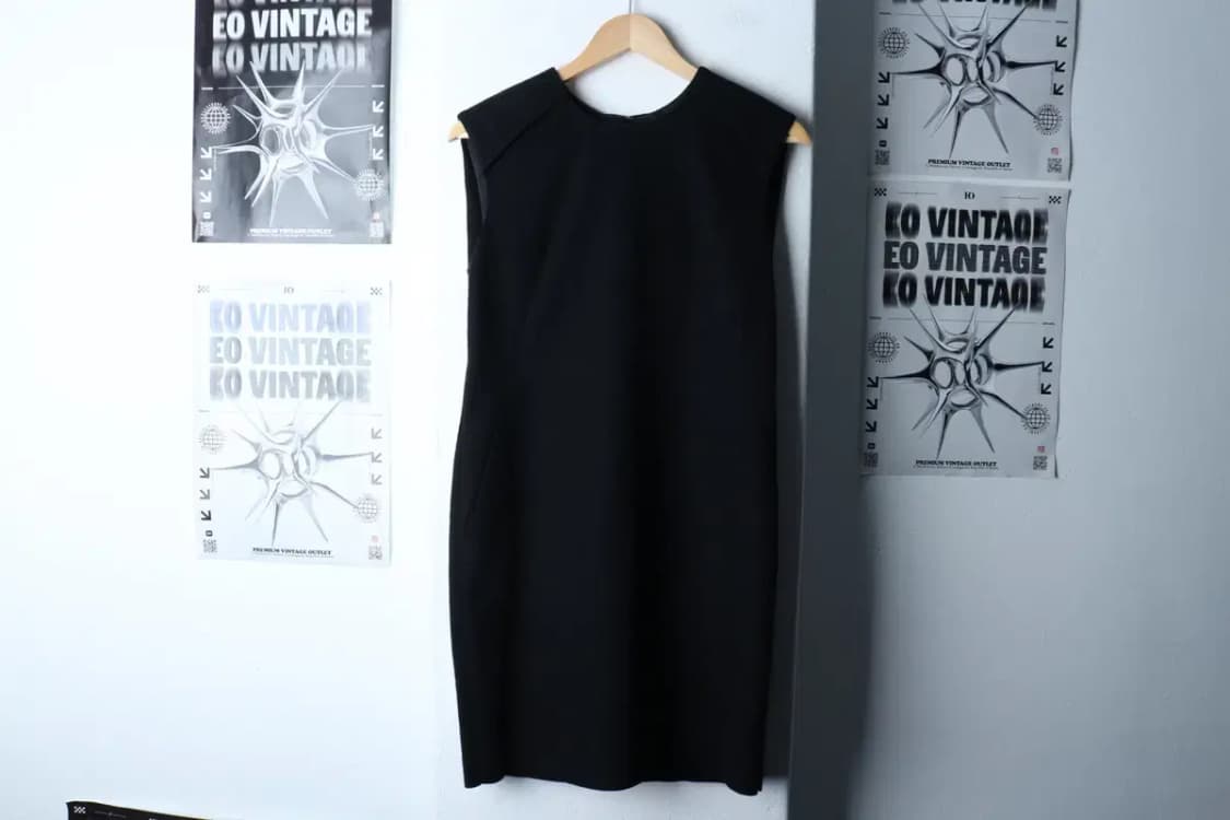 W(S) 타임 드레스 원피스 한섬 민소매 울 레이어드-16D7D 상품이미지2