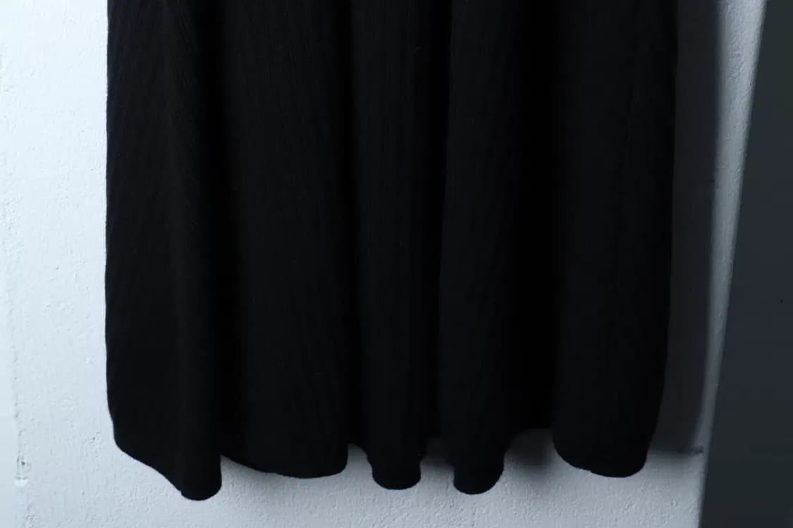 W(S-M) 더아이잗 드레스 원피스 니트 골지 블랙 롱-16D7E 상품이미지5