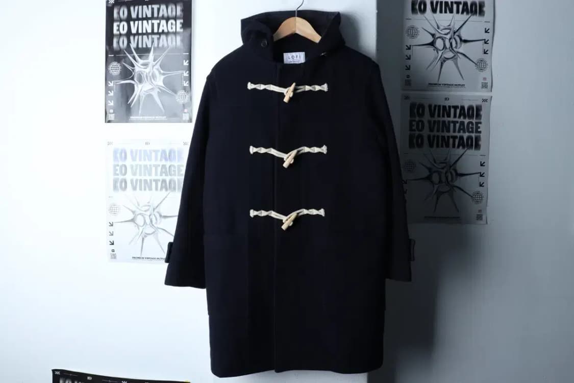 (S-M) 로파이 코트자켓 더플 떡볶이 캐시미어 네이비-16D80 상품이미지2