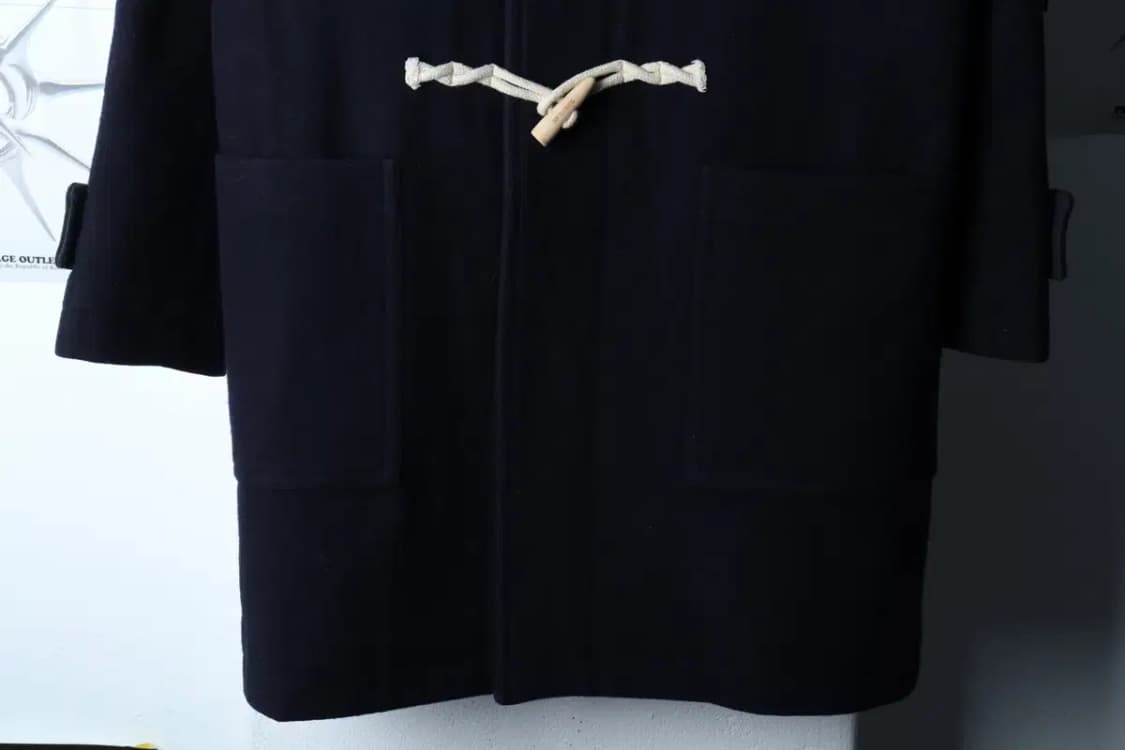 (S-M) 로파이 코트자켓 더플 떡볶이 캐시미어 네이비-16D80 상품이미지4