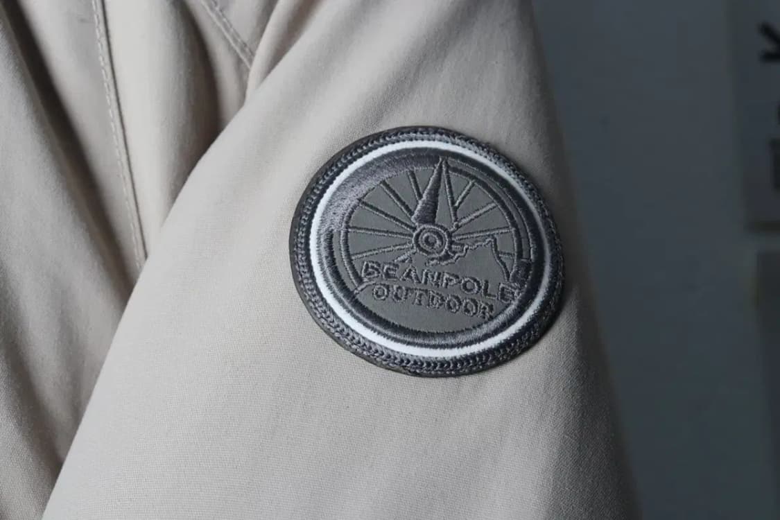 (M-L) 빈폴 패딩 점퍼자켓 구스다운 베이지 야상 퍼-16D82 상품이미지6