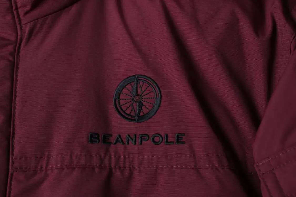 (M-L) 빈폴 패딩 점퍼자켓 덕다운 버건디 Y2K 퍼-16D83 상품이미지5