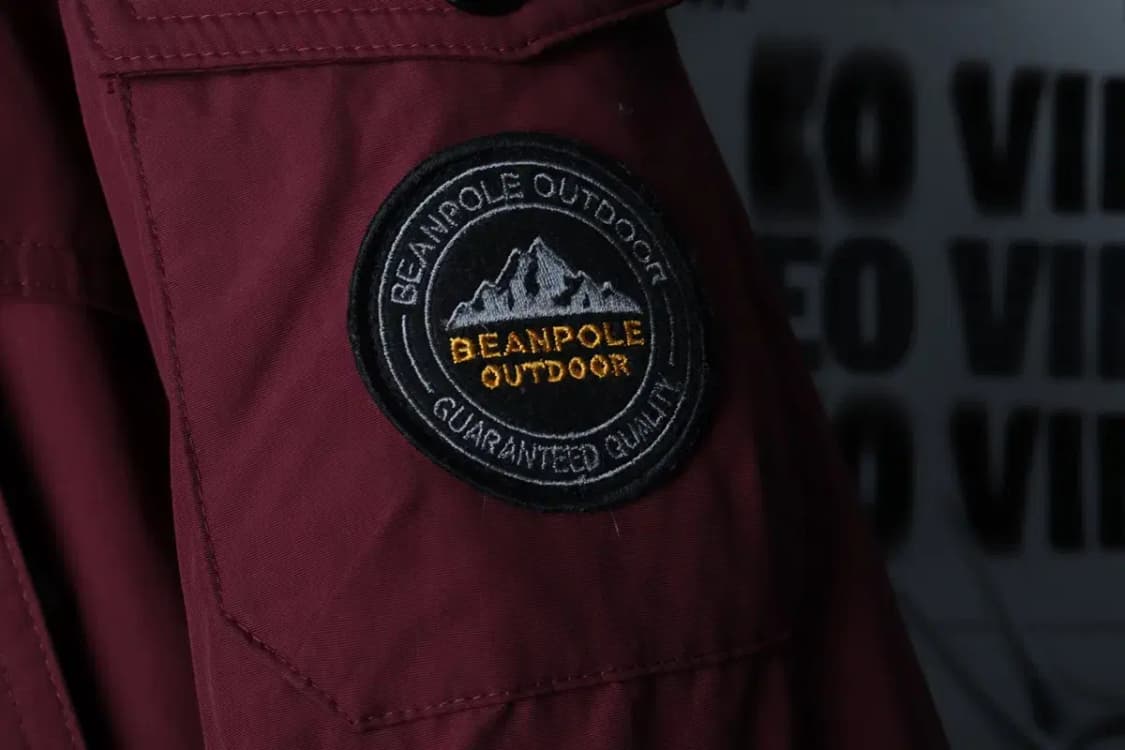 (M-L) 빈폴 패딩 점퍼자켓 덕다운 버건디 Y2K 퍼-16D83 상품이미지6