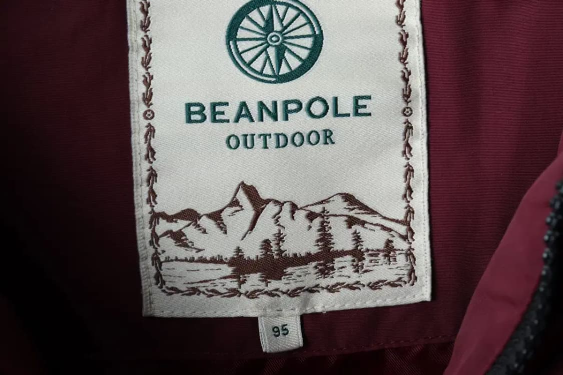 (M-L) 빈폴 패딩 점퍼자켓 덕다운 버건디 Y2K 퍼-16D83 상품이미지7