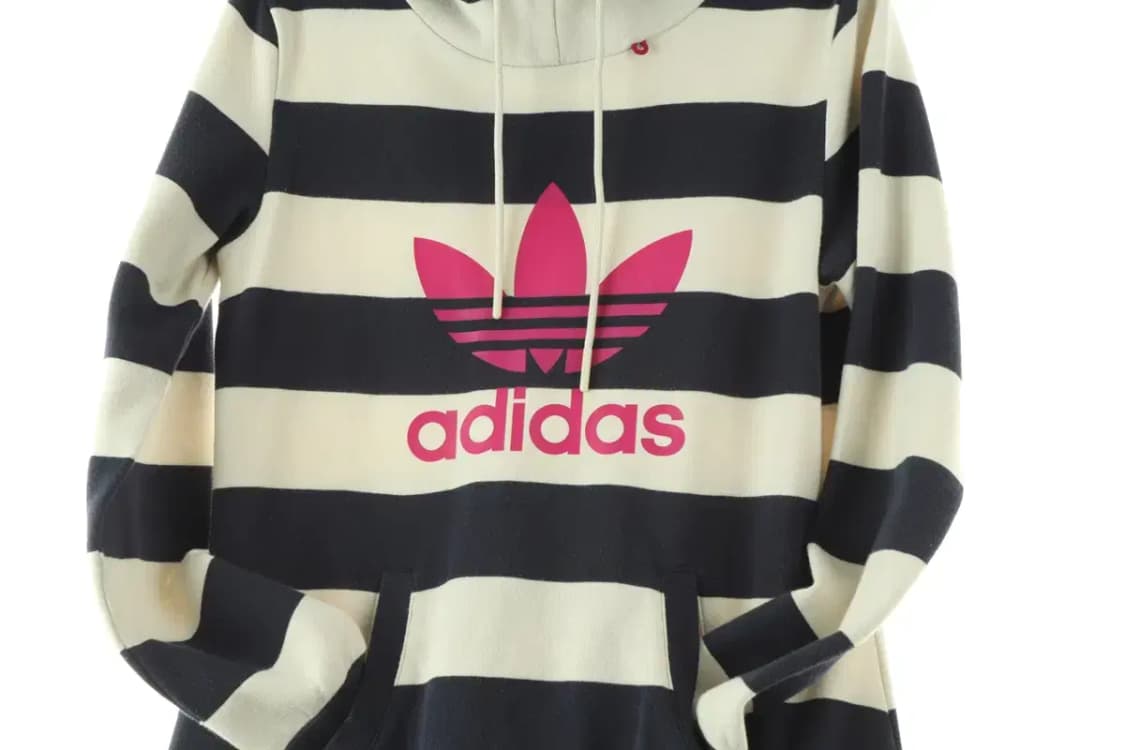 W(M) 아디다스 후드티셔츠 원피스 스트라이프 빅로고-16D45 상품이미지4