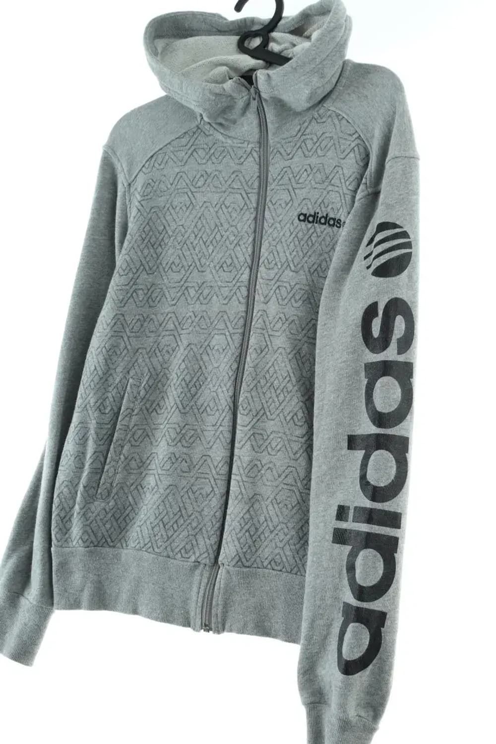 W(S-M) 아디다스 후드집업 일본판 빅로고 올드스쿨-16D4E 상품이미지1