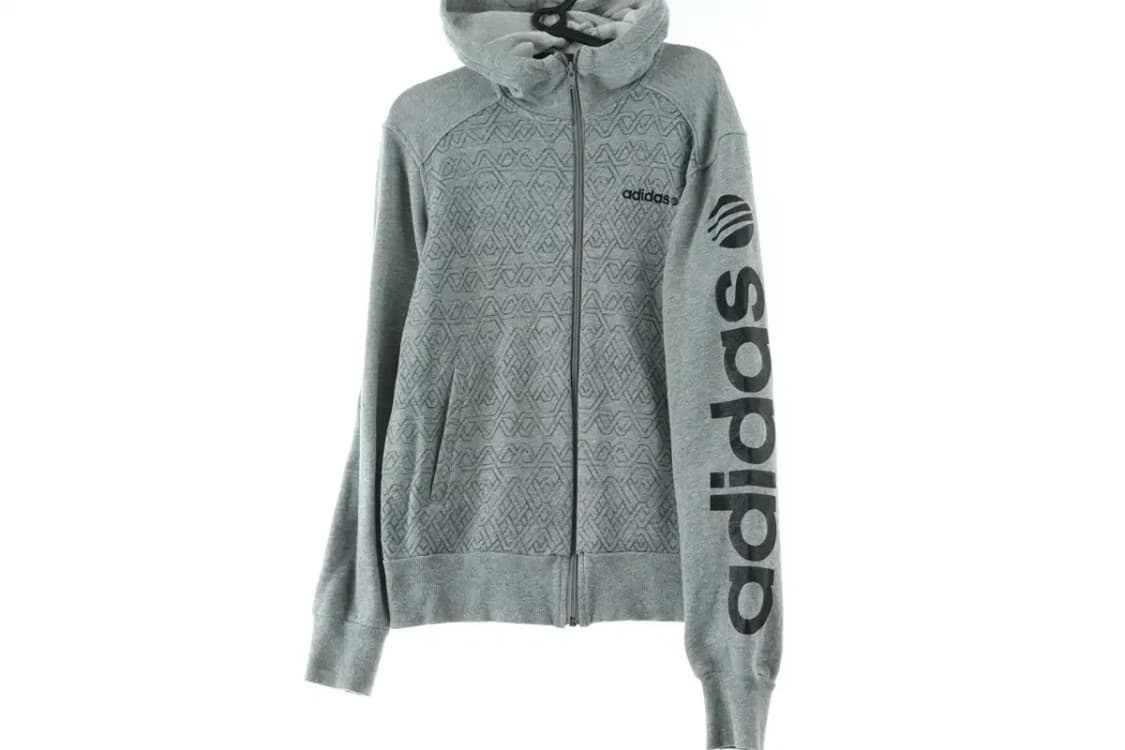 W(S-M) 아디다스 후드집업 일본판 빅로고 올드스쿨-16D4E 상품이미지2