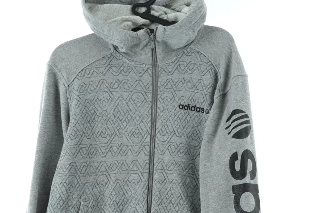 W(S-M) 아디다스 후드집업 일본판 빅로고 올드스쿨-16D4E 상품이미지3