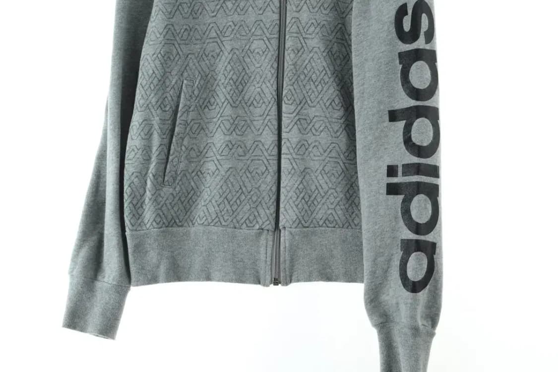 W(S-M) 아디다스 후드집업 일본판 빅로고 올드스쿨-16D4E 상품이미지4