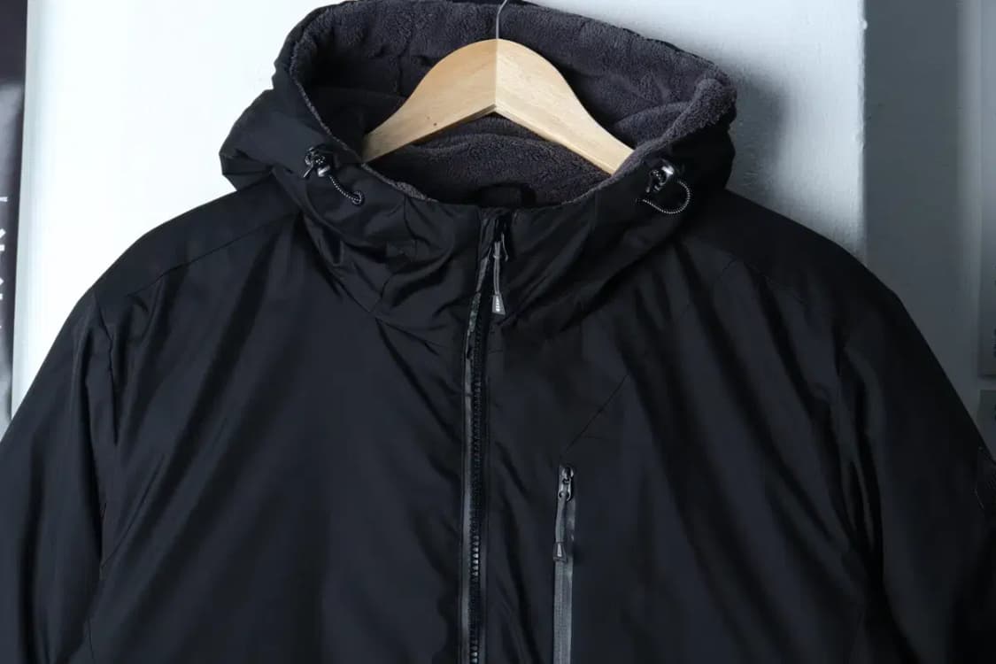 (M-L) 루켄 패딩 점퍼자켓 덕다운 블랙 올드스쿨-16E77 상품이미지3