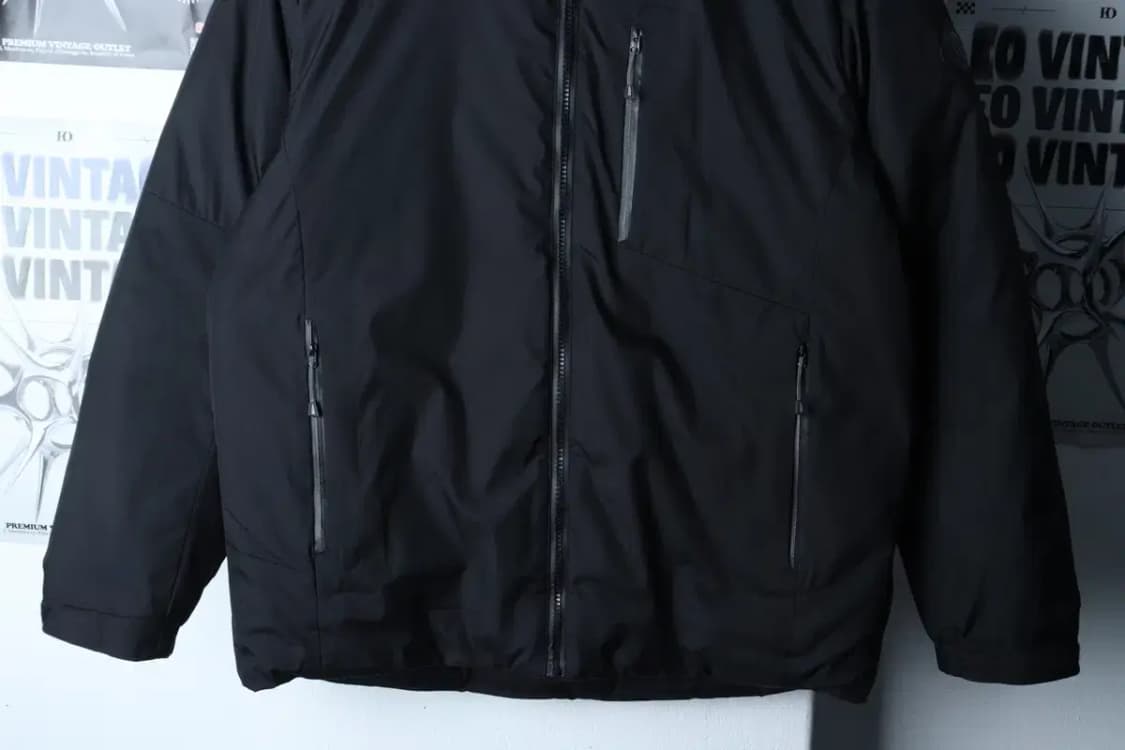 (M-L) 루켄 패딩 점퍼자켓 덕다운 블랙 올드스쿨-16E77 상품이미지4