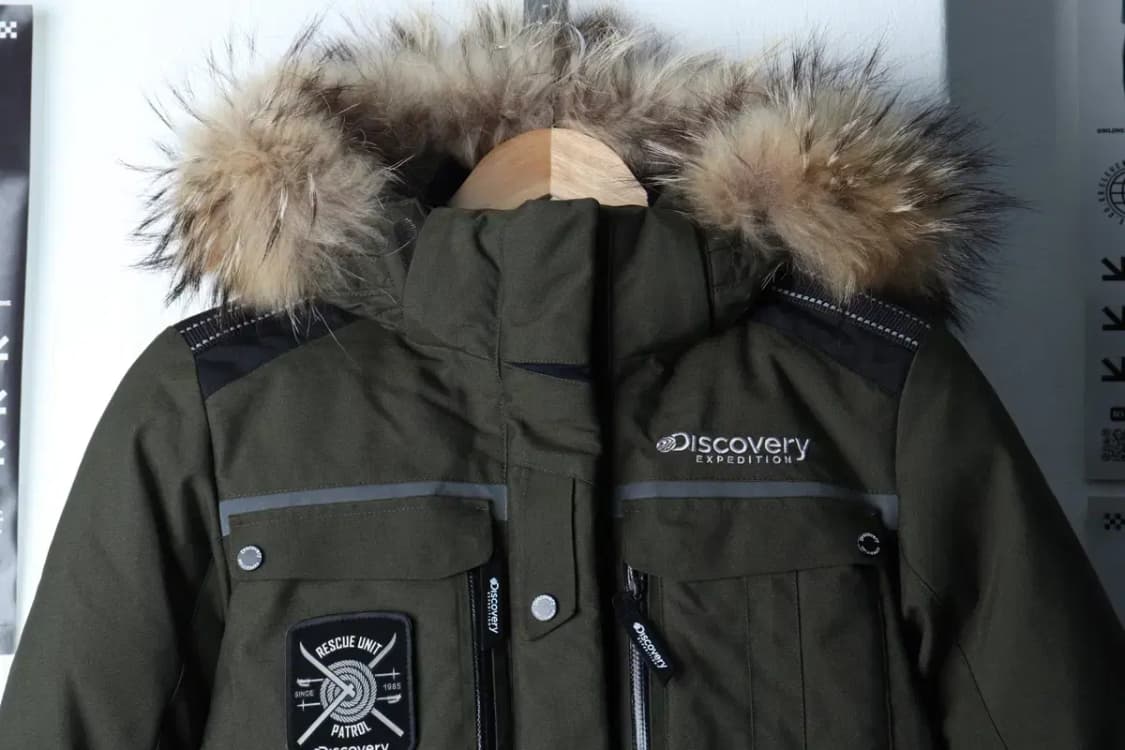 W(M) 디스커버리 패딩 점퍼자켓 야상 카키 구스다운 퍼-16E78 상품이미지3