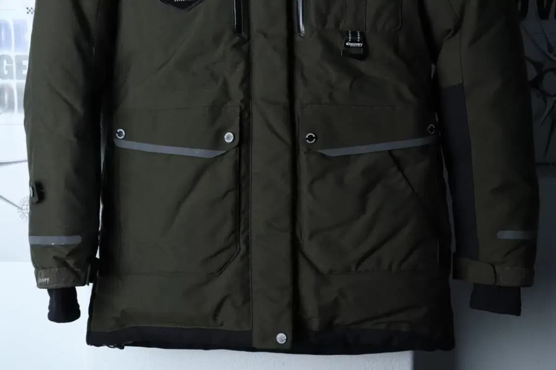 W(M) 디스커버리 패딩 점퍼자켓 야상 카키 구스다운 퍼-16E78 상품이미지4