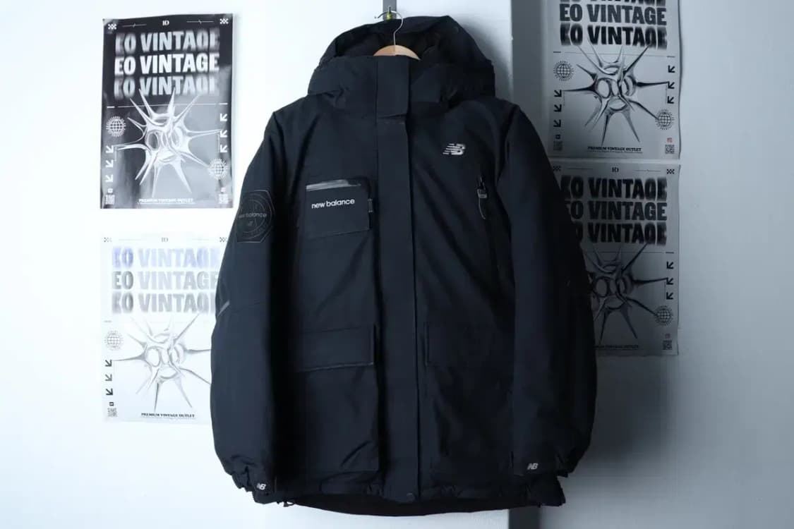 W(M) 뉴발란스 패딩 점퍼자켓 구스다운 방수 네이비 대장급-16E7B 상품이미지2