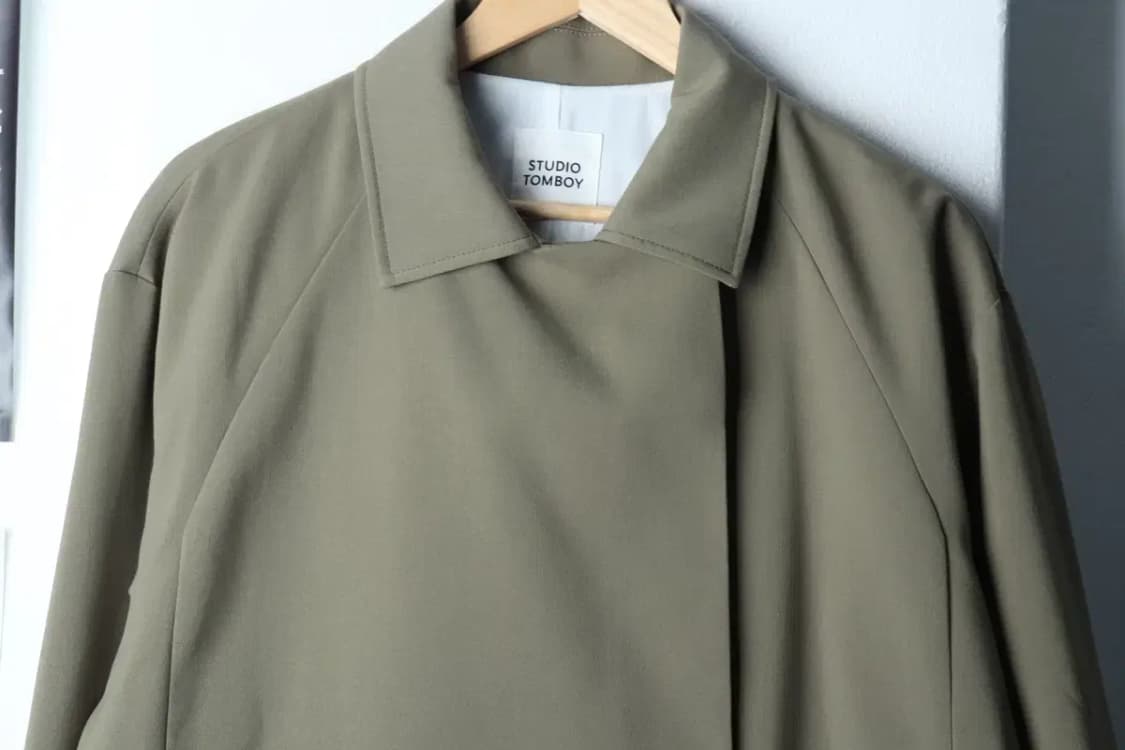 W(F) 스튜디오 톰보이 코트자켓 맥코트 놈코어 그린-16E80 상품이미지3