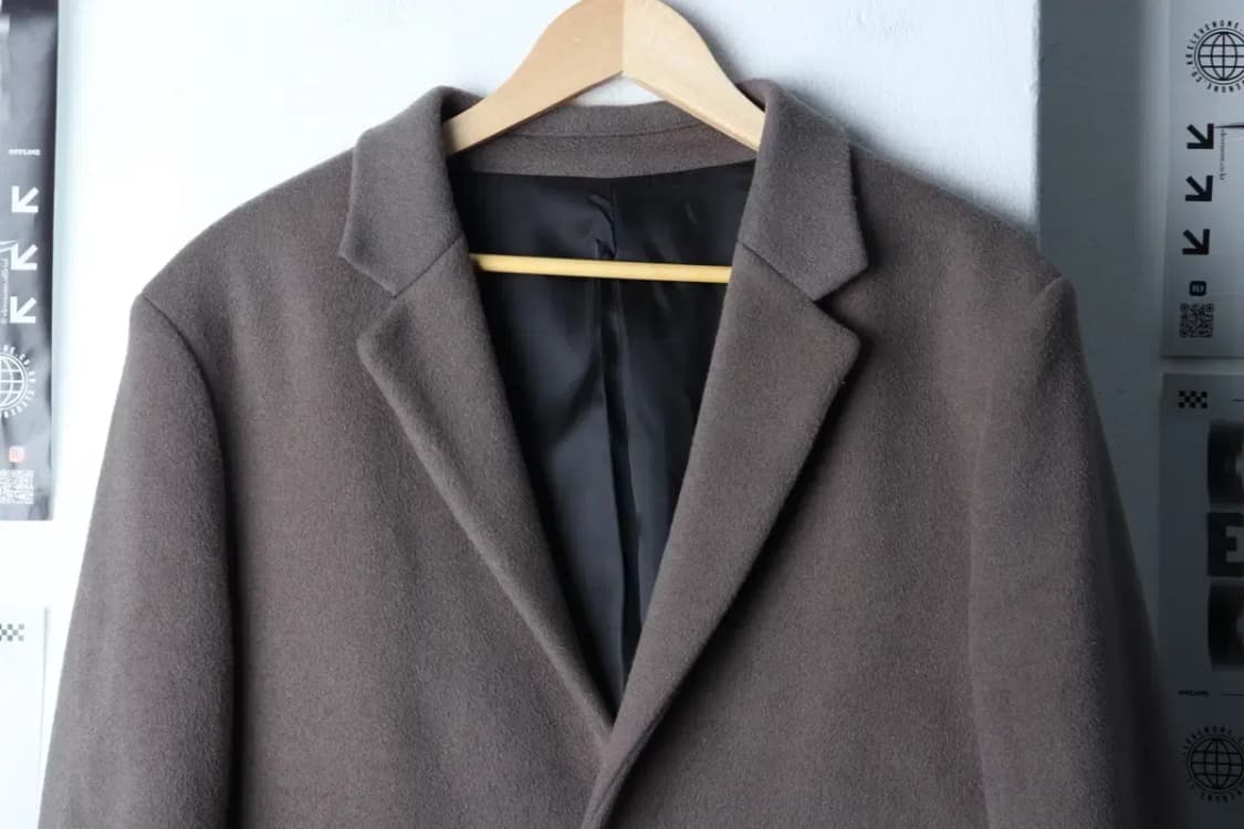 (XL) 컨셉원 코트자켓 싱글 캐시미어 차콜-16E81 상품이미지3