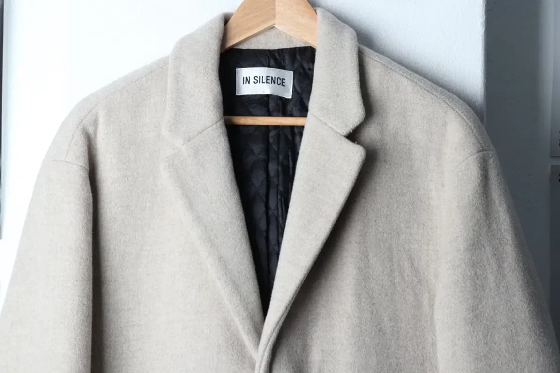 (L-XL) 인사일런스 코트자켓 싱글 캐시미어 베이지-16E82 상품이미지3