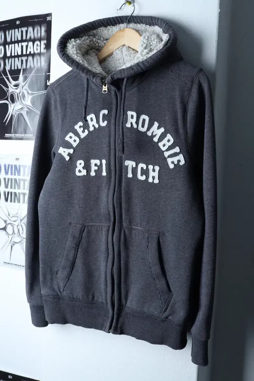 (L-XL) 아베크롬비 후드집업 대장급 희귀 매물 레터링-16E83 상품이미지1