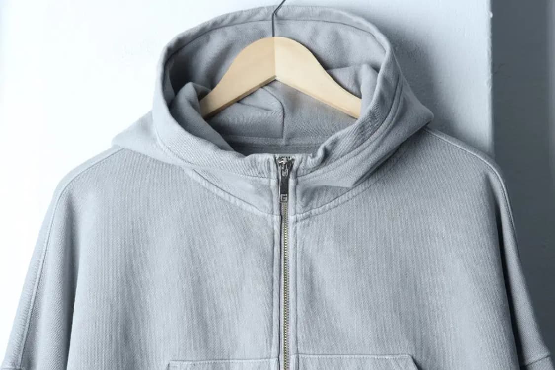 W(F) 글로니 후드집업 피그먼트 크롭 그레이 희귀 매물-16E85 상품이미지3