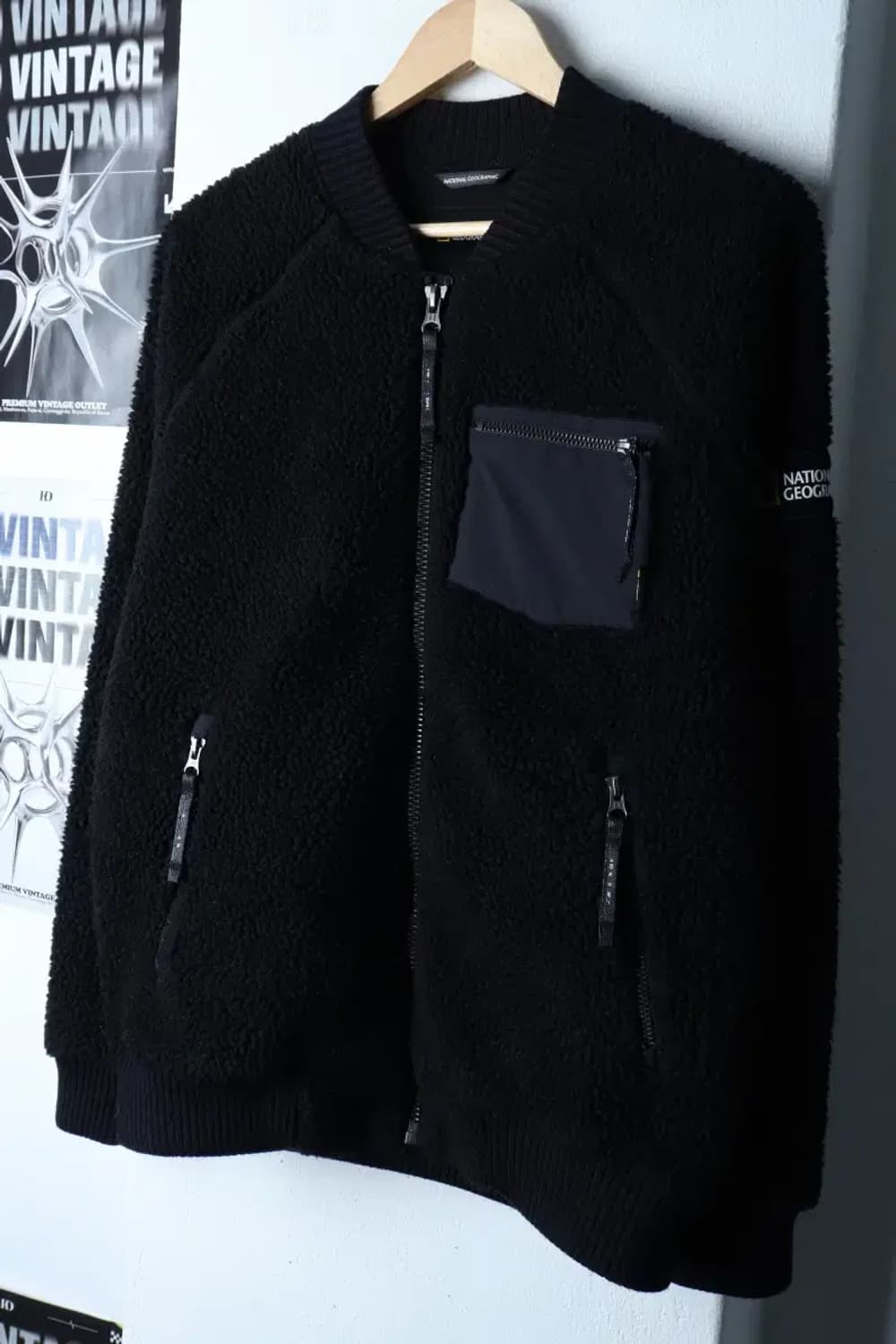 (M-L) 내셔널지오그래픽 집업 바람막이 점퍼자켓 후리스-16E87 상품이미지1