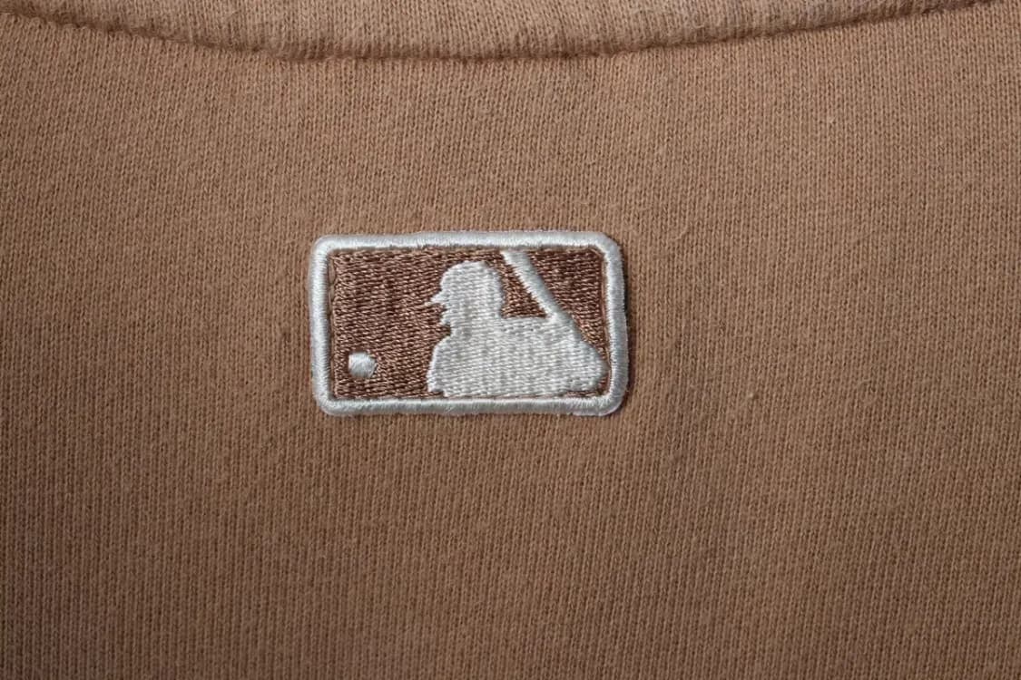 (M-L) MLB 엠엘비 맨투맨 티셔츠 뉴욕양키즈 베이지-16E8B 상품이미지6