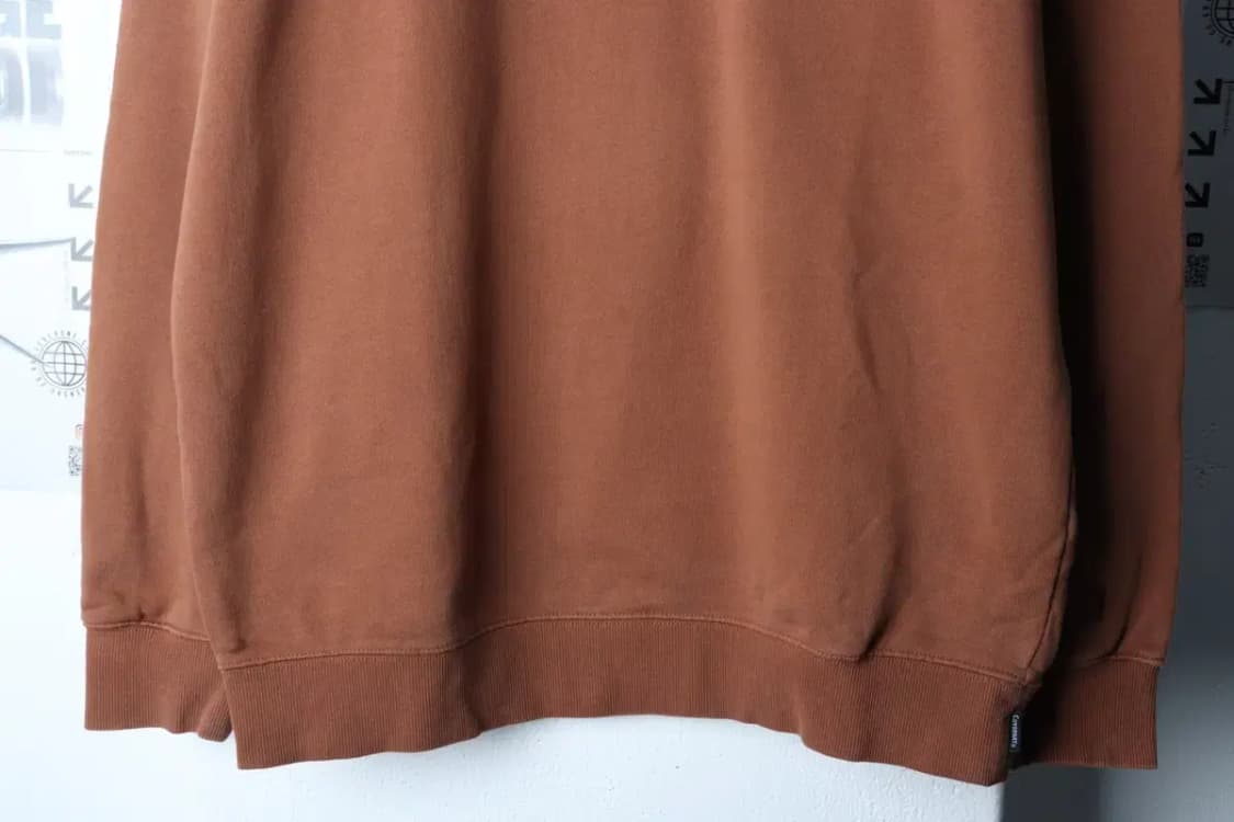 (L-XL) 커버낫 맨투맨 티셔츠 백프린팅 브라운 올드스쿨-16E8D 상품이미지4