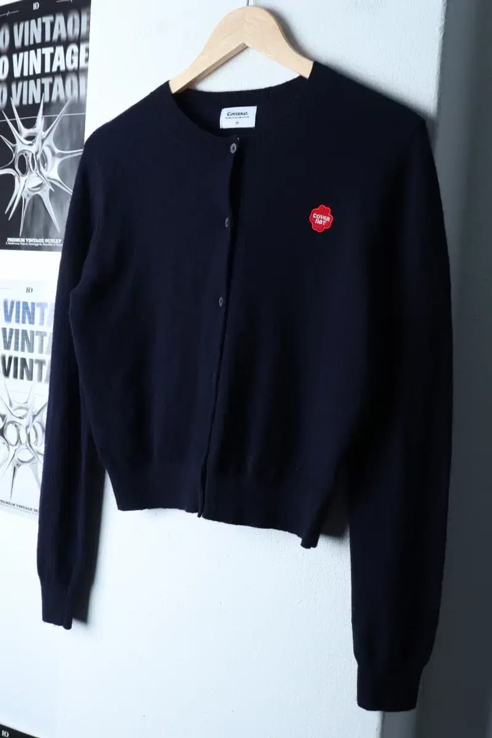 W(M) 커버낫 니트 네이비 크롭 울 키치-16E8F 상품이미지1