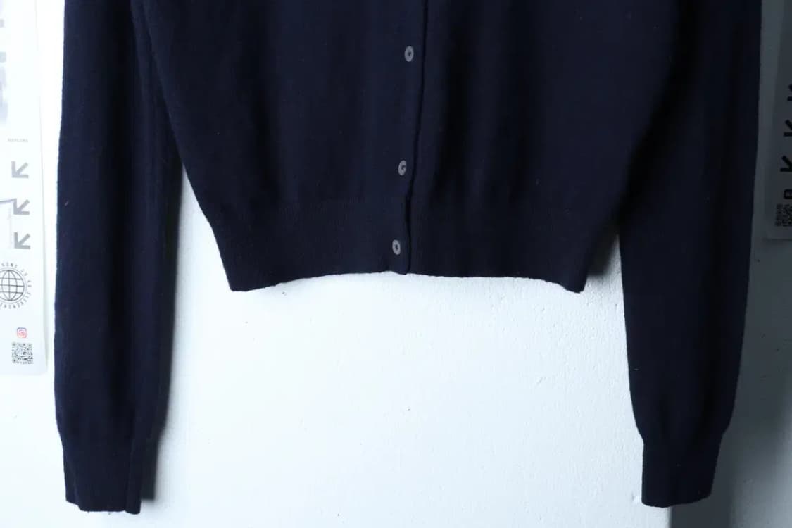 W(M) 커버낫 니트 네이비 크롭 울 키치-16E8F 상품이미지4