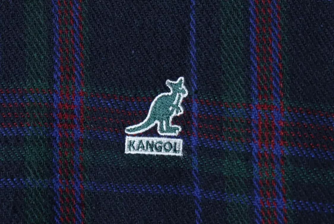 (M-L) 캉골 셔츠 남방 체크 네이비 아메카지 겨울 도톰-16E92 상품이미지5