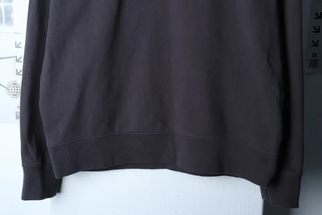 (L-XL) 멜란지마스터 맨투맨 티셔츠 차콜 무지 기본-16E96 상품이미지4