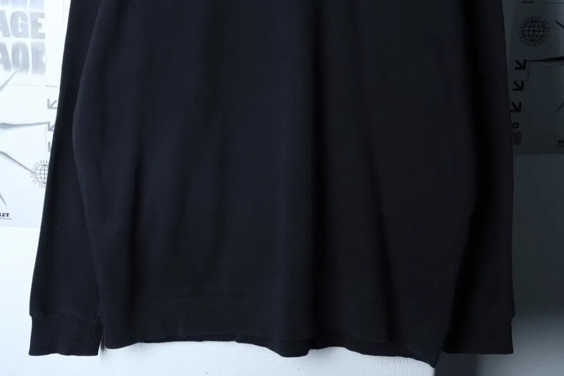 (2XL) 언더아머 맨투맨 티셔츠 스몰로고 빅사이즈 기모 블랙-16E97 상품이미지4