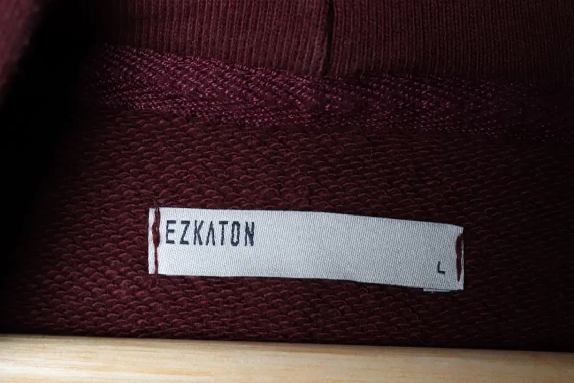 (L-XL) 에즈카톤 후드티셔츠 빅프린팅 버건디 스트릿-16E9A 상품이미지6