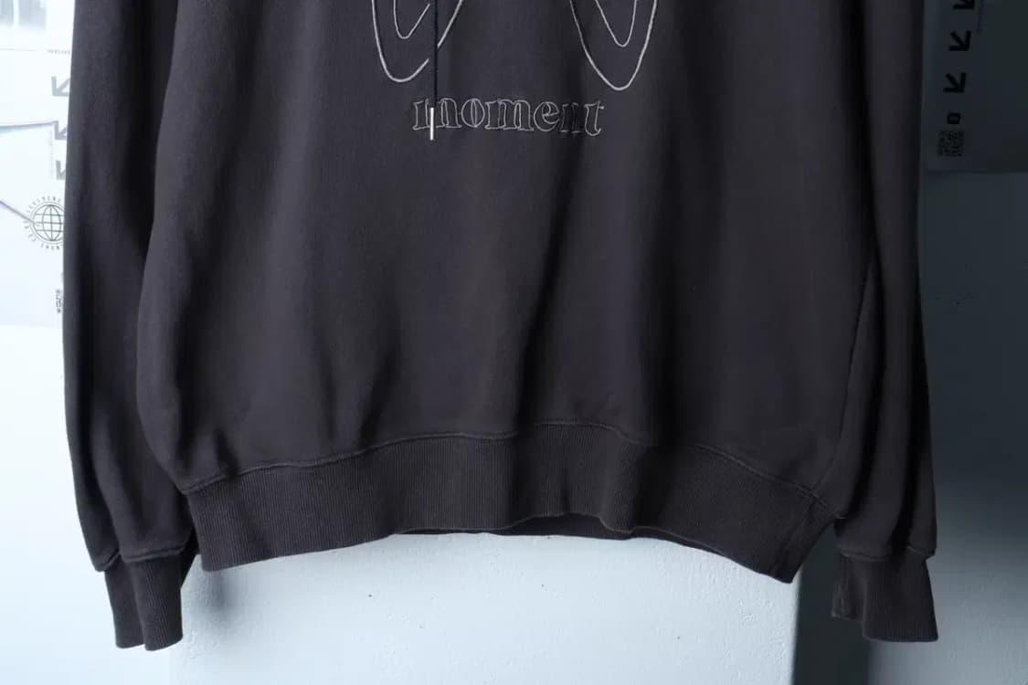 (L-XL) 노이커먼 후드티셔츠 나비자수 그레이 올드스쿨-16E9B 상품이미지4