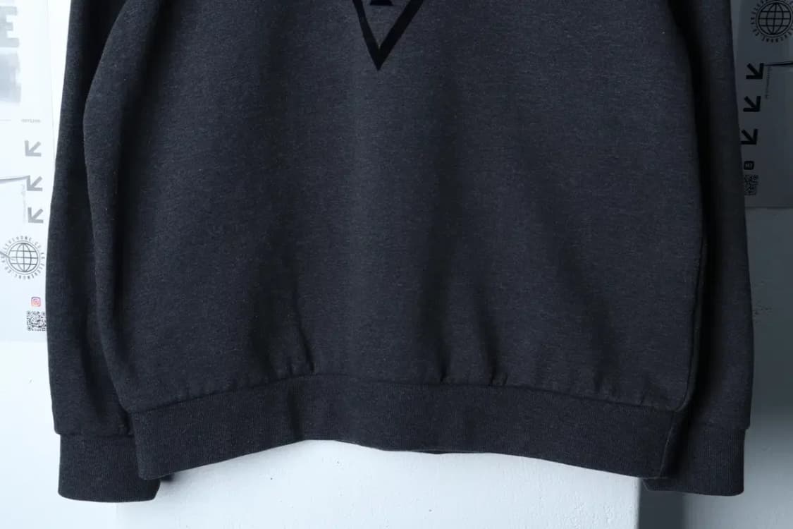 (XL) 게스 맨투맨 티셔츠 빅로고 차콜 올드스쿨-16F0A 상품이미지4