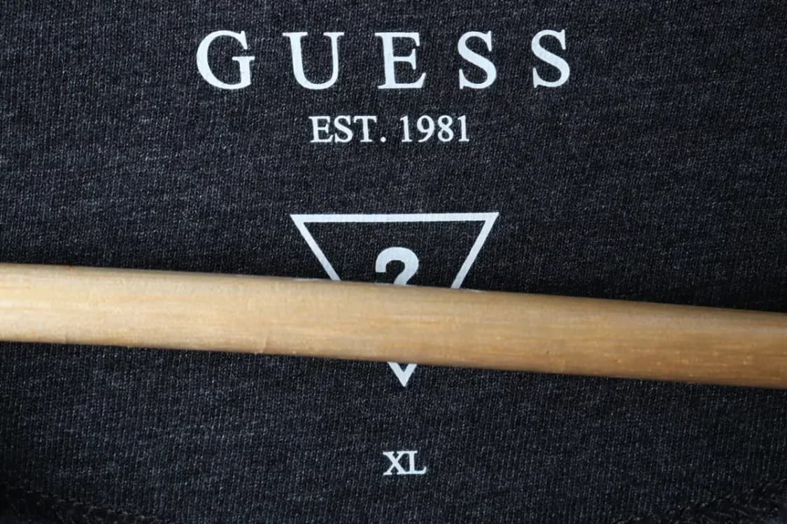 (XL) 게스 맨투맨 티셔츠 빅로고 차콜 올드스쿨-16F0A 상품이미지6