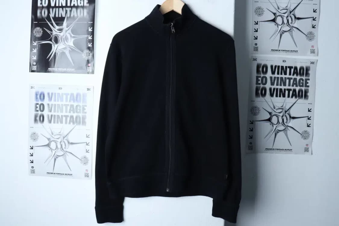 (L) 휴고보스 집업져지 트랙탑 리버시블 놈코어 블랙-16F0D 상품이미지2