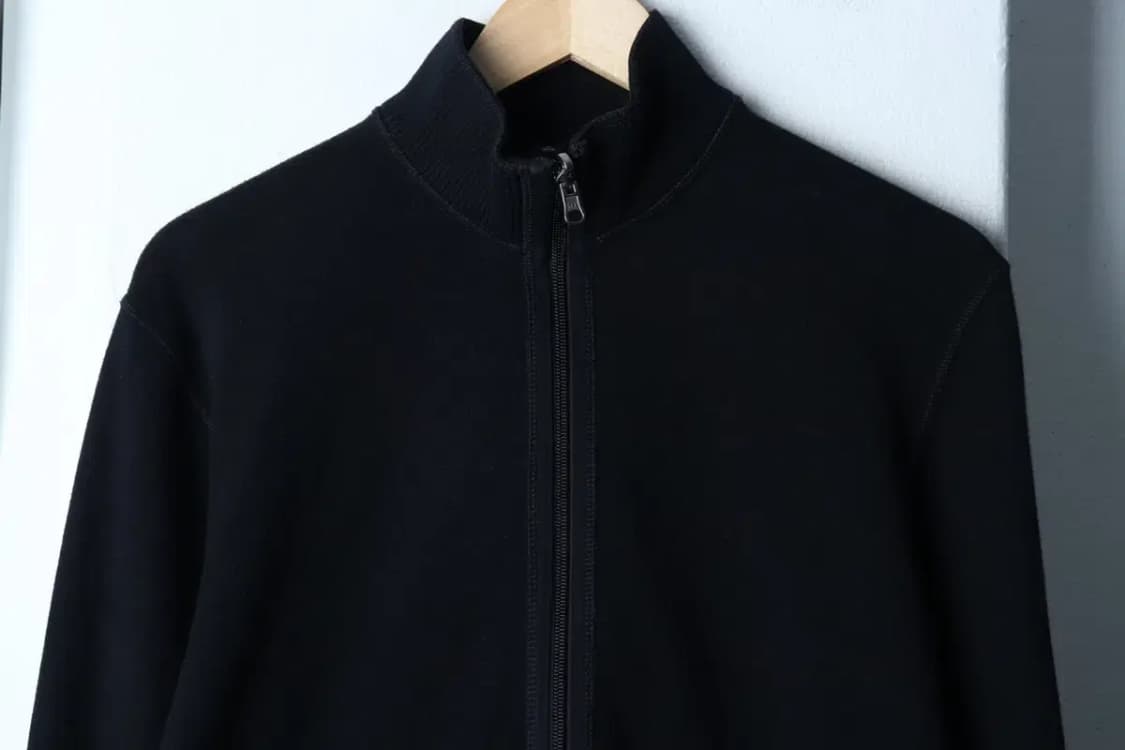 (L) 휴고보스 집업져지 트랙탑 리버시블 놈코어 블랙-16F0D 상품이미지3