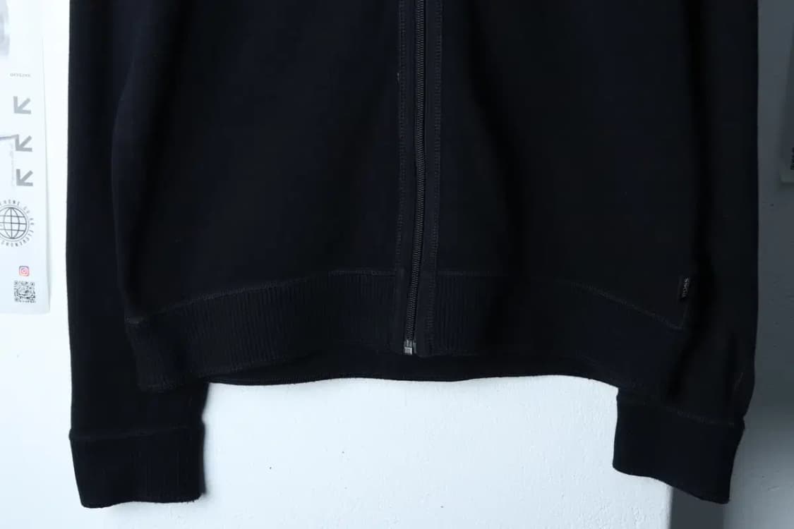 (L) 휴고보스 집업져지 트랙탑 리버시블 놈코어 블랙-16F0D 상품이미지4