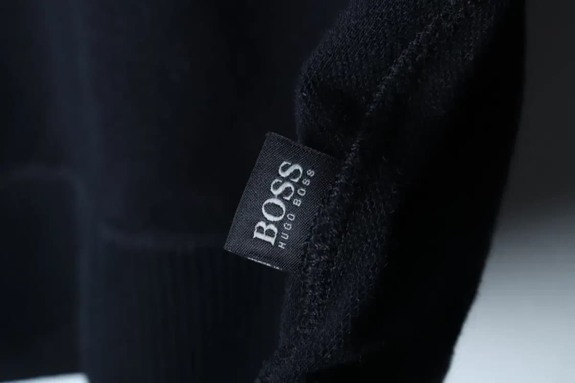 (L) 휴고보스 집업져지 트랙탑 리버시블 놈코어 블랙-16F0D 상품이미지5